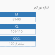 كمربند طبی سخت نئوپرنی پاک سمنpaksaman 117