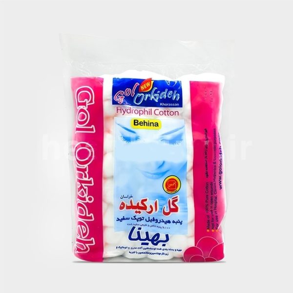 پنبه توپک گل ارکیده