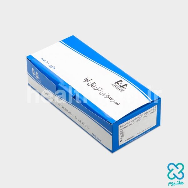 سر سوزن میکروکانولا گیج ۲۷ خاکستری آوا پزشک AVA