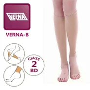 جوراب واریس ورنا معمولی بدون کفه تا زیر زانو verna BD