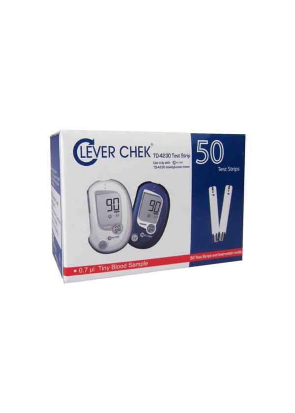 نوار تست قند خون کلور چک مدل 4230 Clever Chek