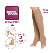 جوراب واریس ورنا معمولی کفه دار تا زیر زانو verna AD