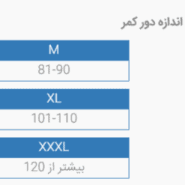 کمربند طبی پد دار پاک سمن | کرست کمر طبی کد 14121