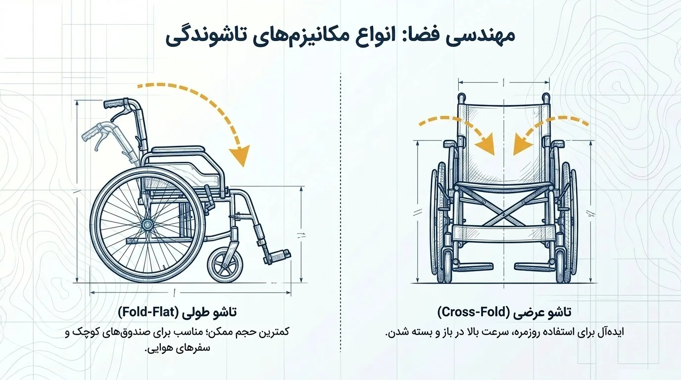 انواع ویلچر مسافرتی