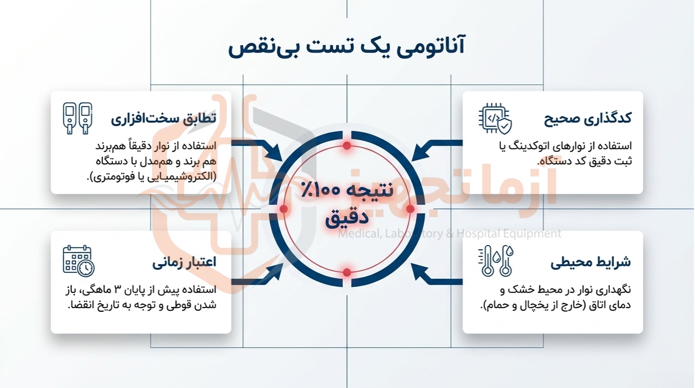 تعداد نوار دستگاه قند خون
