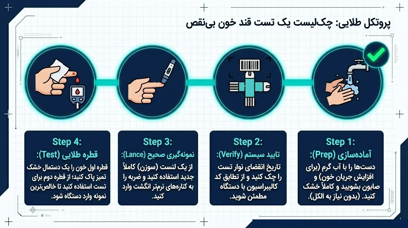 چکلیست قبل از هر تست
