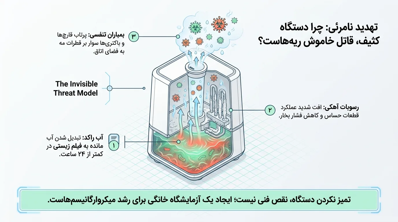 چرا نحوه تمیز کردن دستگاه بخور اهمیت دارد؟