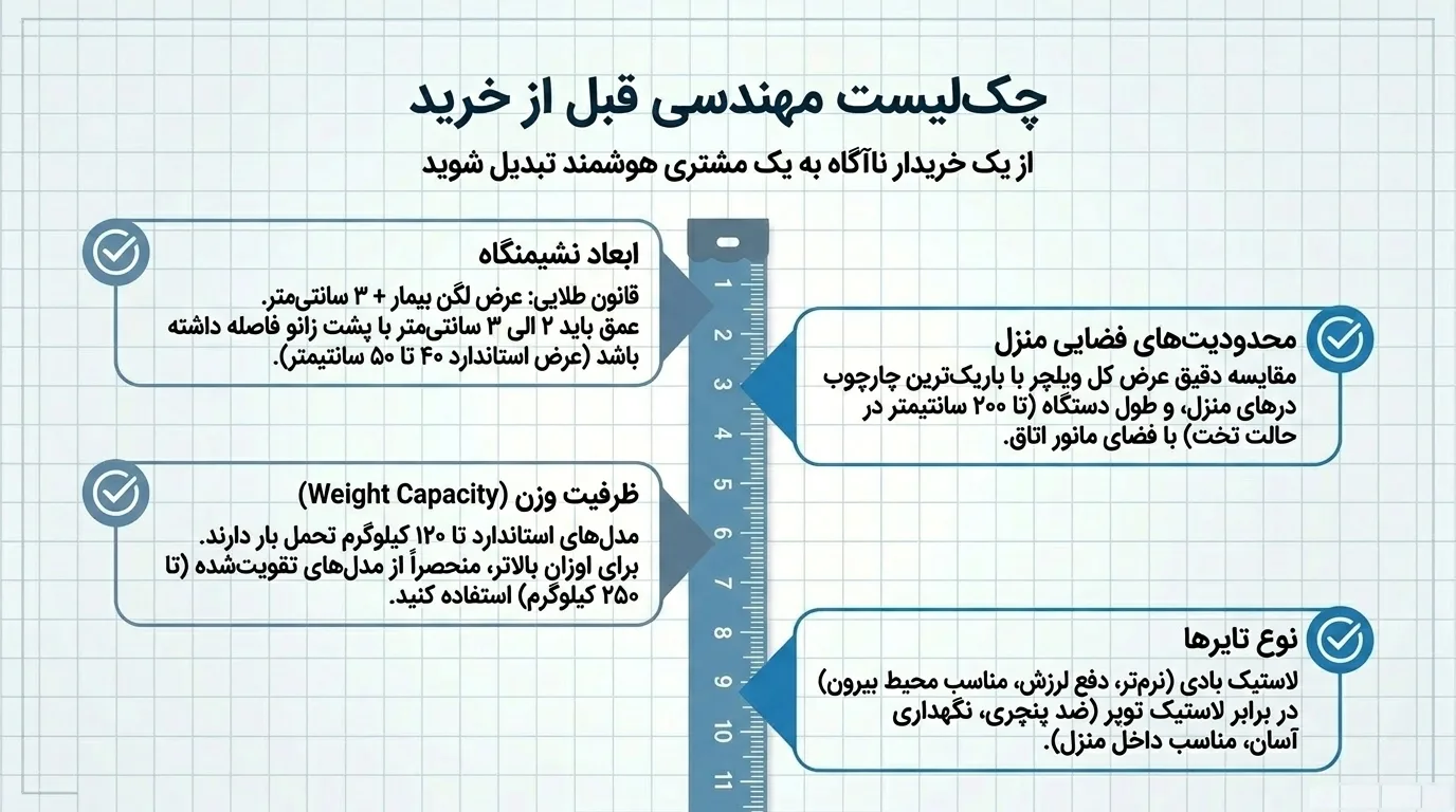 نحوه انتخاب ویلچر برانکاردی مناسب