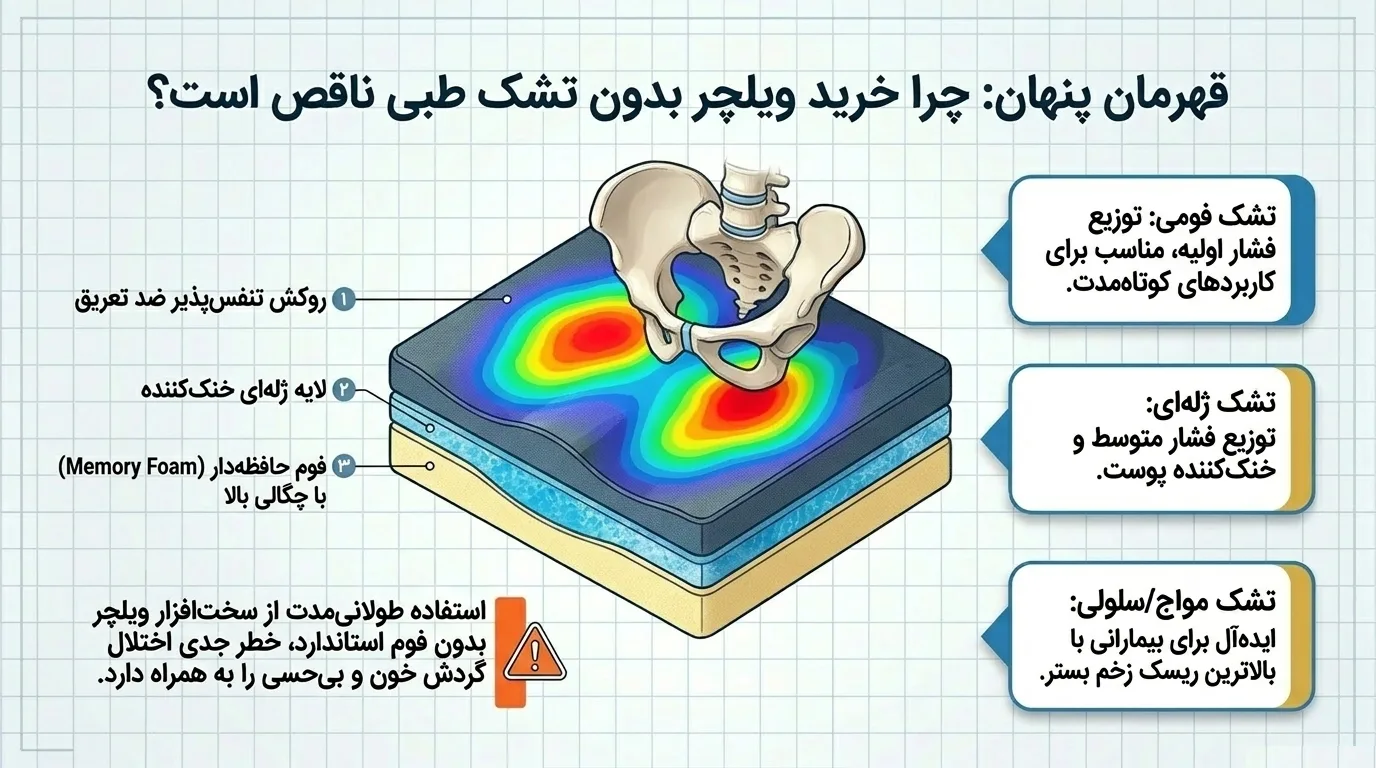 تشک ویلچر