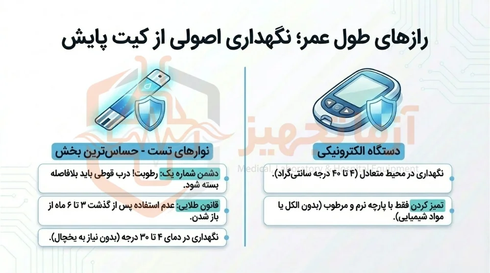 دستگاه تست قند خون گالا